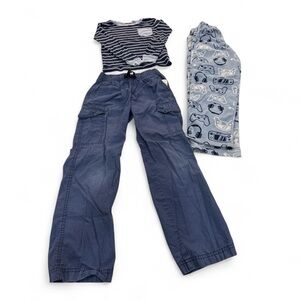 Bundle 3pc OshKosh B'gosh Navy and Gray Kids Outfit